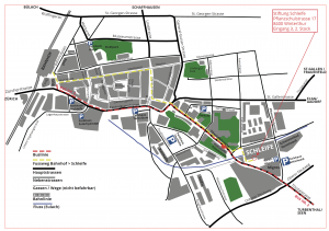 Lageplan der Stiftung Schleife
